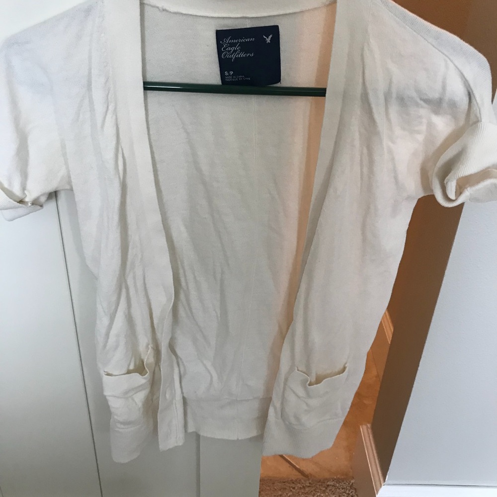 American eagle short sleeve cardigan
